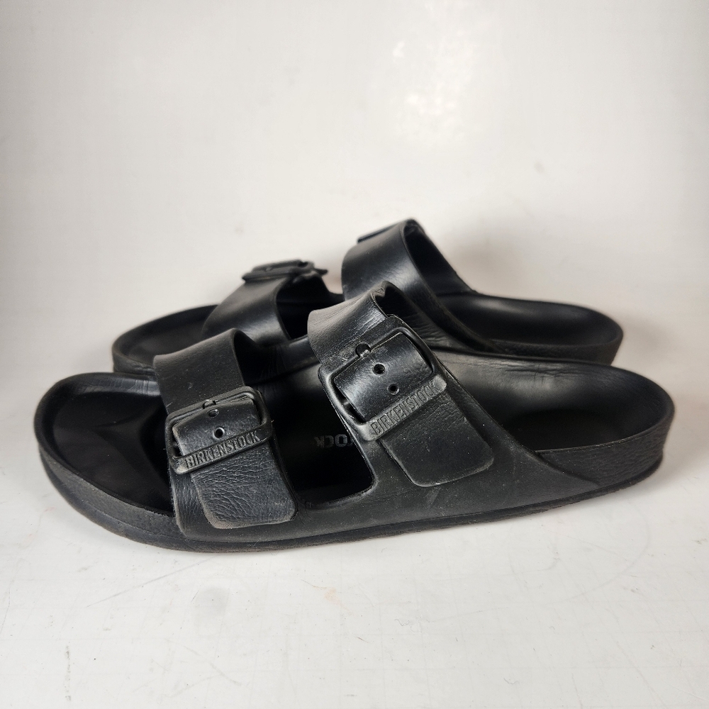 BIRKENSTOCK Women's Arizona Essentials Sandals 38 / 7 Black Slide Beachy Shoes - Picture 3 of 8